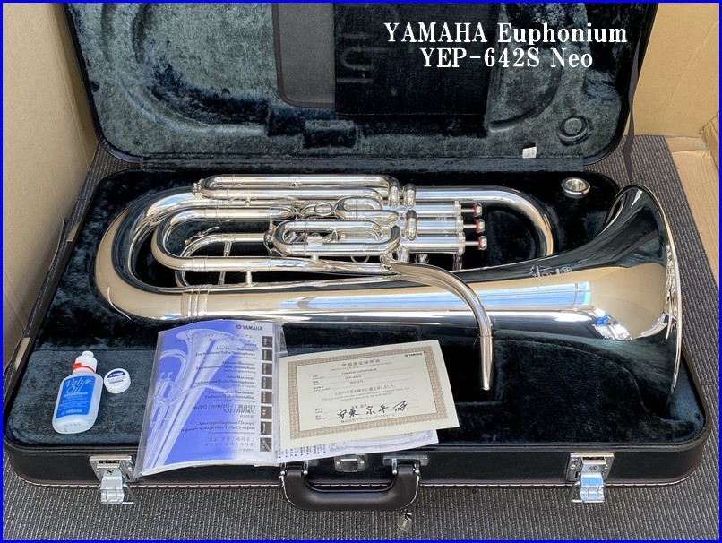 極美品【YAMAHA Euphonium ヤマハ ユーフォニアム YEP-642S Neo  