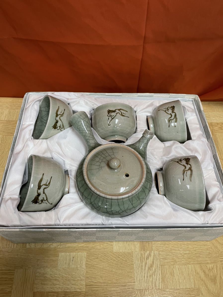 【品質保証，大得価】 大堀 相馬焼 陶徳 急須 湯呑 茶器揃 煎茶道具 茶器(茶器セット)｜売買されたオークション情報、yahooの商品情報をアーカイブ公開 - オークファン 茶器