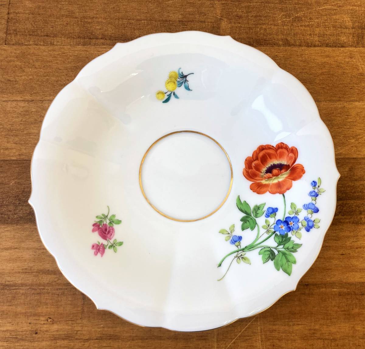 マイセン MEISSEN ベーシックフラワー 一つ花 クロッカス 金彩 カップ