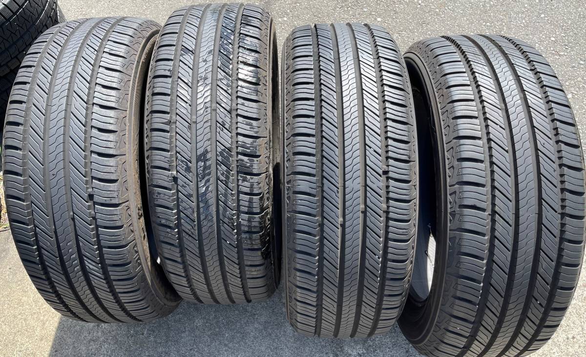 バリ山　ヨコハマ　ジオランダ-G058　225/55R18　セリアル19年52週　７分山　４本価格 バリ山ヨコハマジオランダ-G058