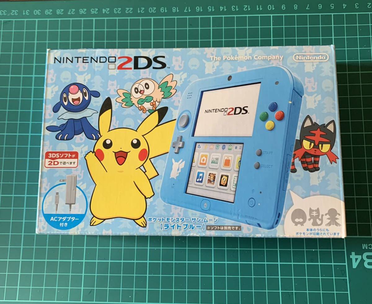 ニンテンドー2ds本体 ポケットモンスターサン ムーン ライトブルー 未使用品 箱痛み Www Amrapalihotel Com