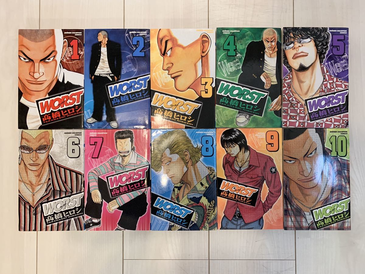 中古本】WORSTワースト1~33全巻＆外伝、CROWSクローズ 1~19 全巻＆外伝