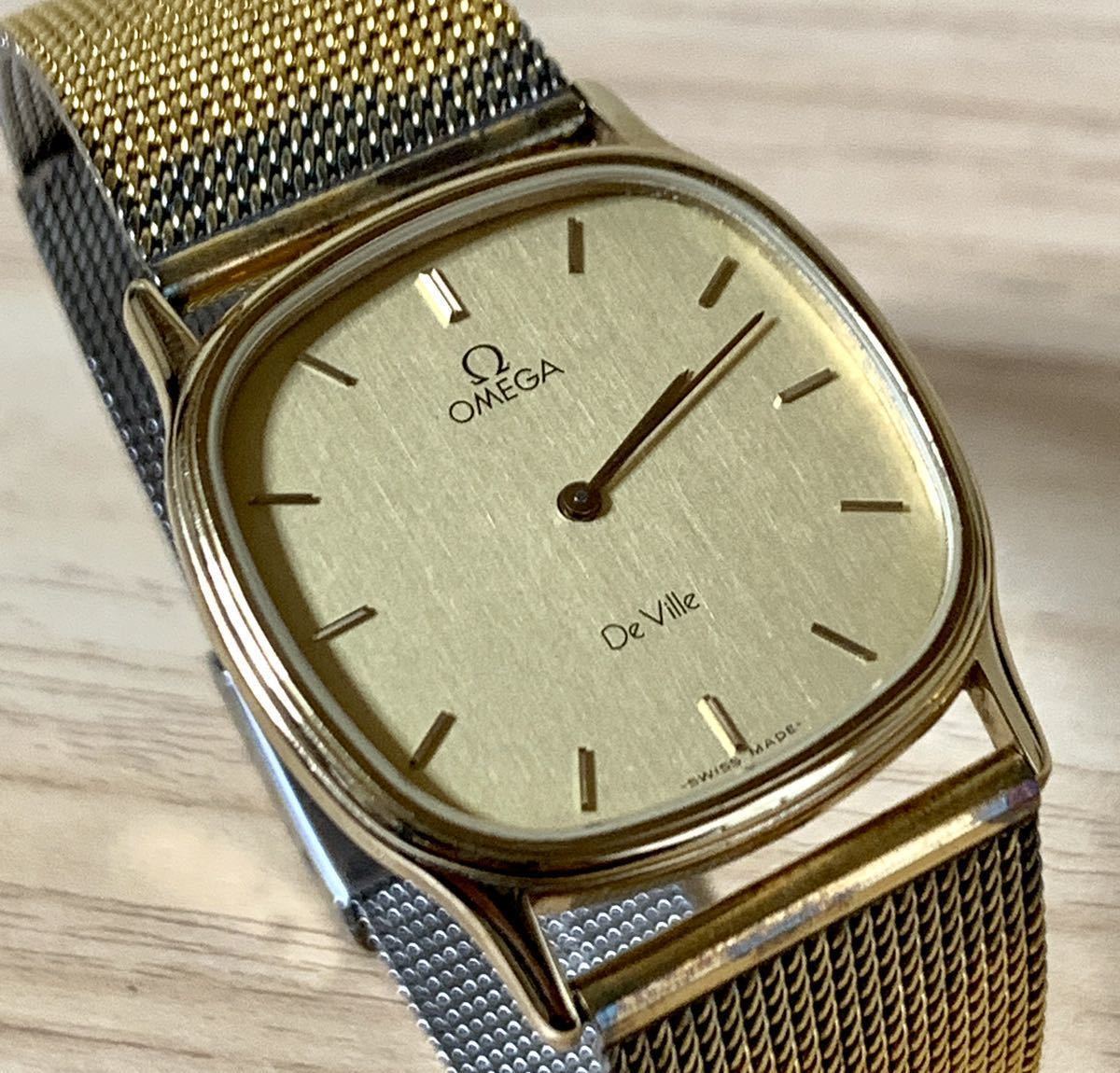 オメガ デビル ゴールド文字盤 OMEGA 1円 時計 1円スタート 0 