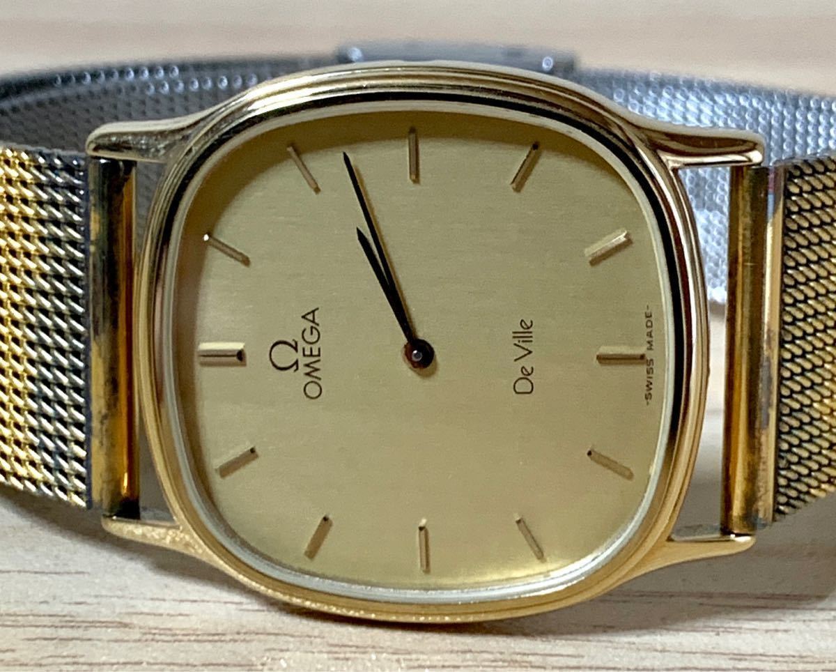 オメガ デビル ゴールド文字盤 OMEGA 1円 時計 1円スタート 0 