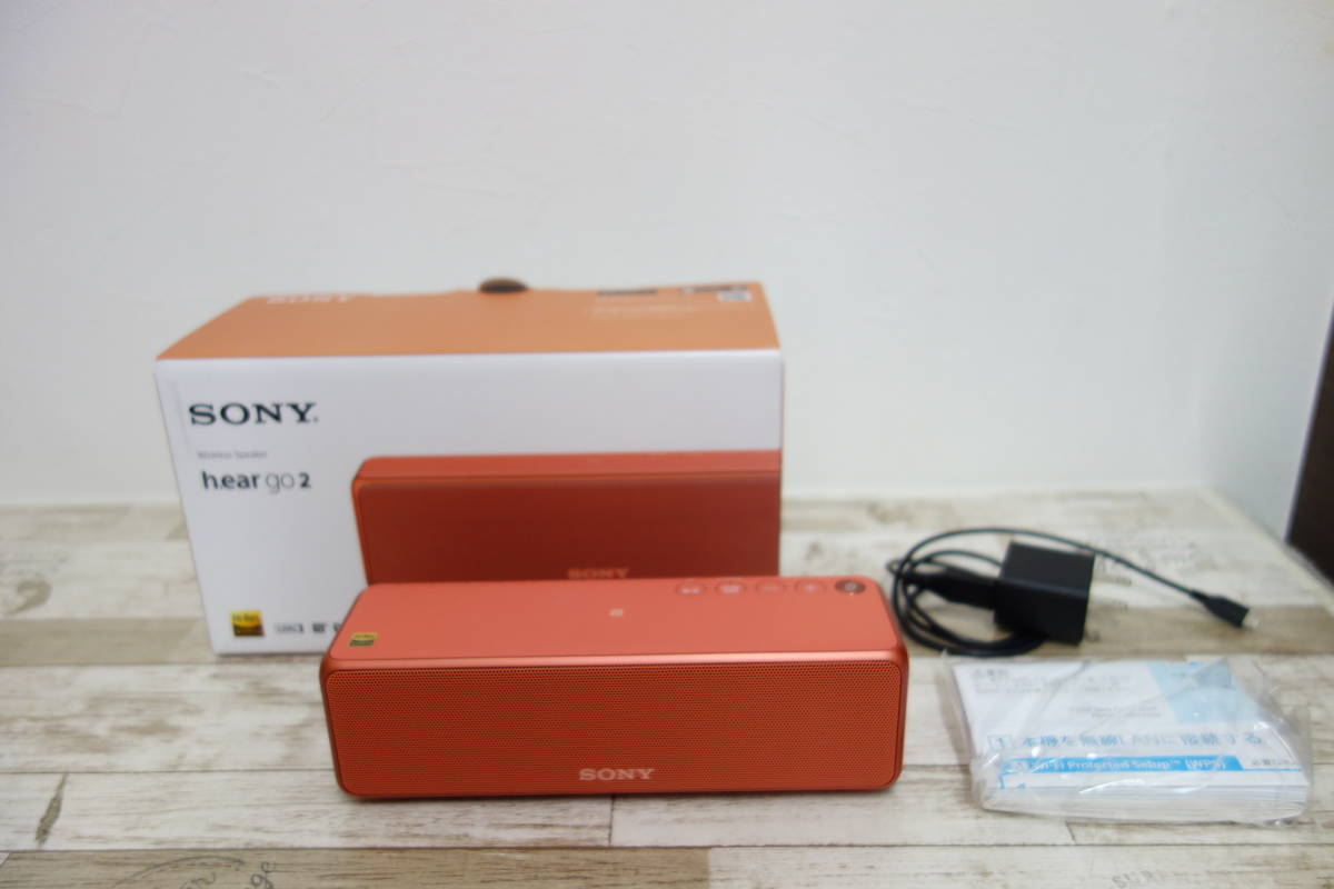 美品 SONY ワイヤレススピーカー SRS-HG10 ハイレゾ トワイライト