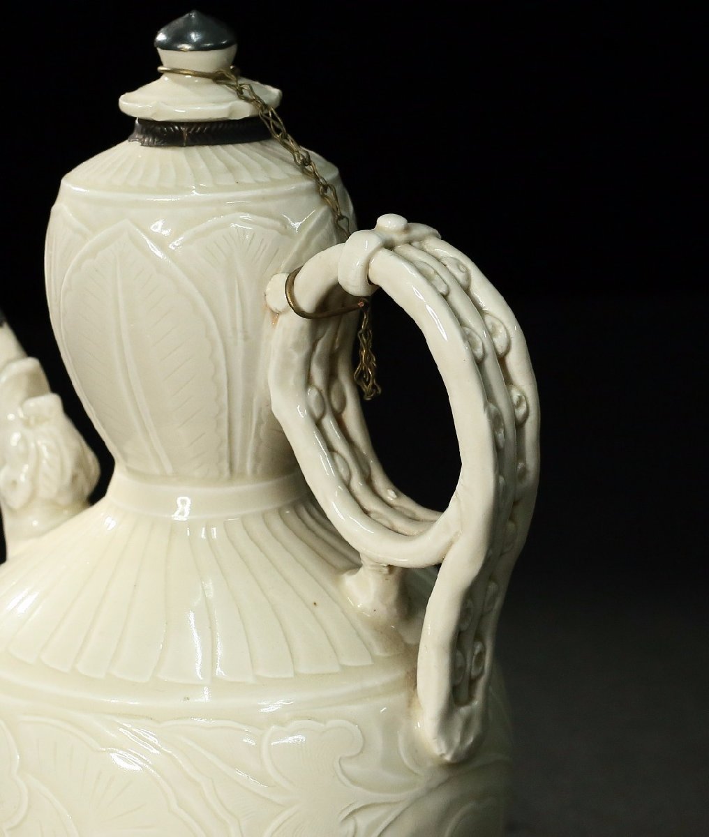 大成古美術 定窯執壺 検 宋代 染付 陶磁器 唐物 中国美術 骨董 古玩