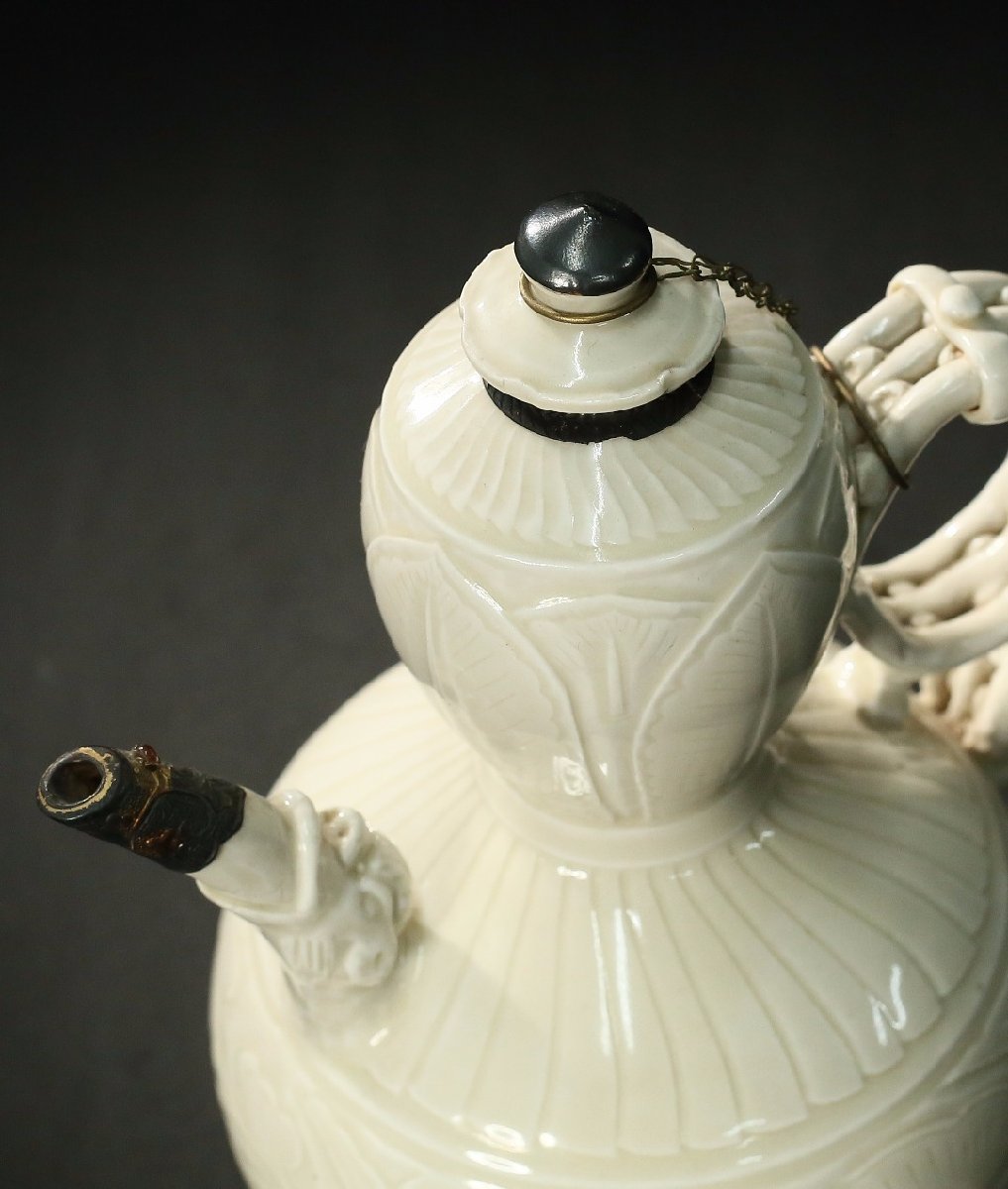 大成古美術 定窯執壺 検 宋代 染付 陶磁器 唐物 中国美術 骨董 古玩