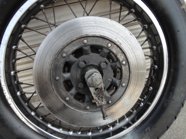 kz系　18インチ　リアホイール　mkⅡ fx z1r Kz1000 当時物 希少 リアホイール 18インチ アクスル類付き KAWASAKI