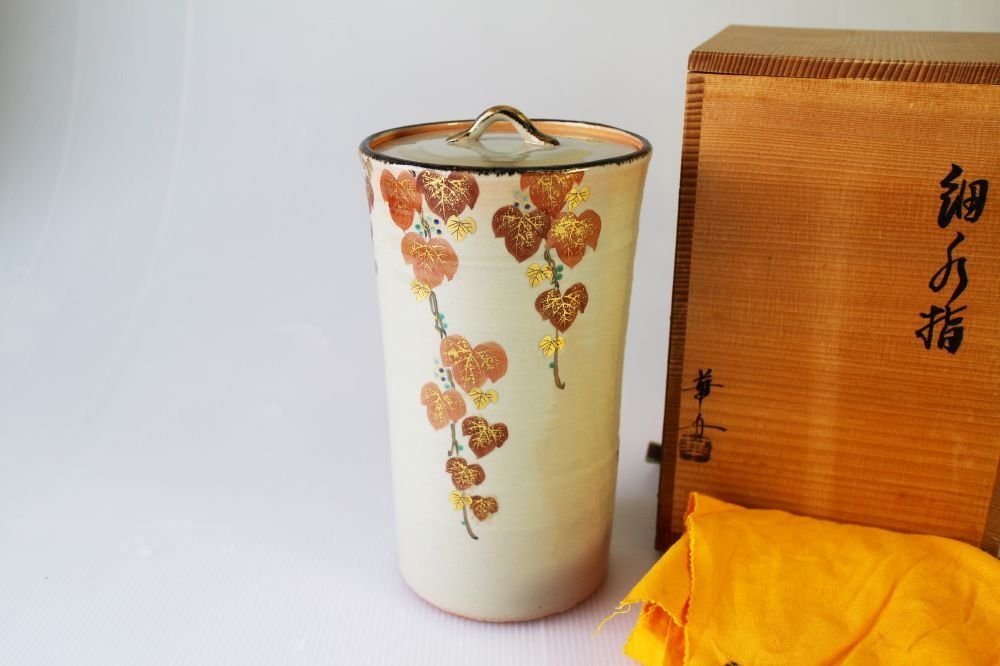 幻想亭】沖野華舟 京焼 乾山写 細水指 共箱 茶道具 B447(水指)｜売買