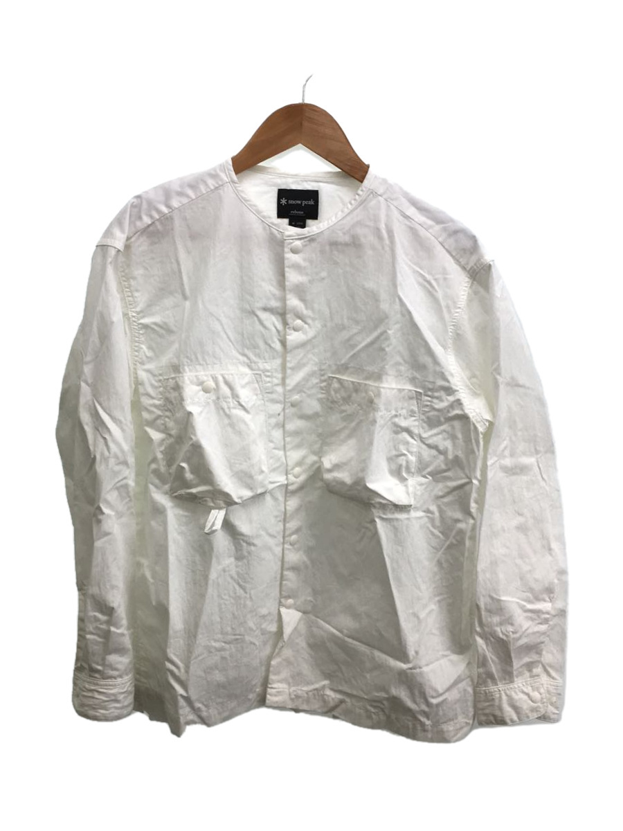 【お得，品質保証】 snow peak 長袖シャツ/M/コットン/ホワイト/JSR-SH-20SU001(Mサイズ)｜売買されたオークション情報、yahooの商品情報をアーカイブ公開 - オークファン 長袖シャツ一般