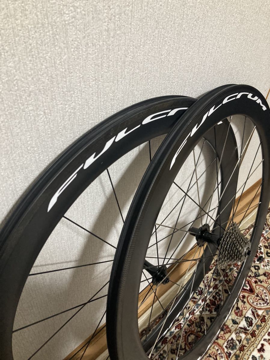 カーボン ディープリム 55mm クリンチャー シマノ11s 前後ペア 105