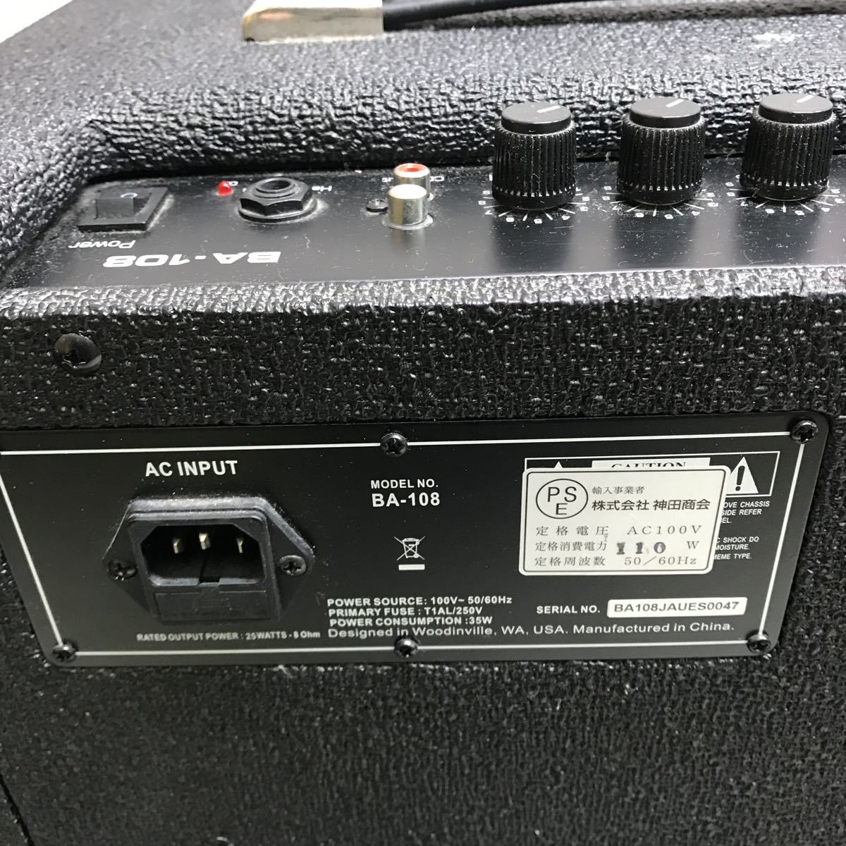 m10407-7356 Ampeg BA-108 アンペグ ベースアンプ BA-108 Ampeg V2