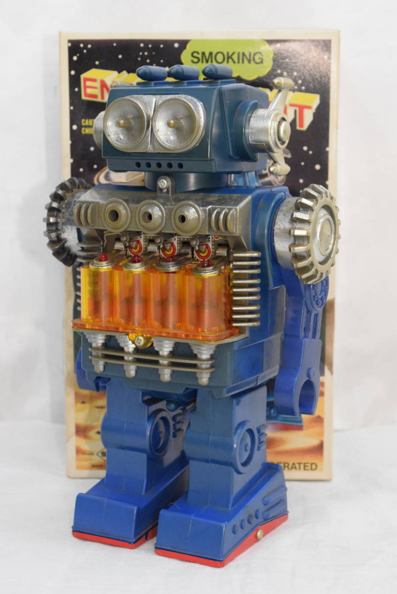 【定番，最新作】 I 堀川玩具 ホリカワ SMOKING ENGINE ROBOT スモーキングエンジンロボット 玩具 おもちゃ ロボット ビンテージ 元箱付(ビンテージ)｜売買されたオークション情報、yahooの商品情報をアーカイブ公開 その他