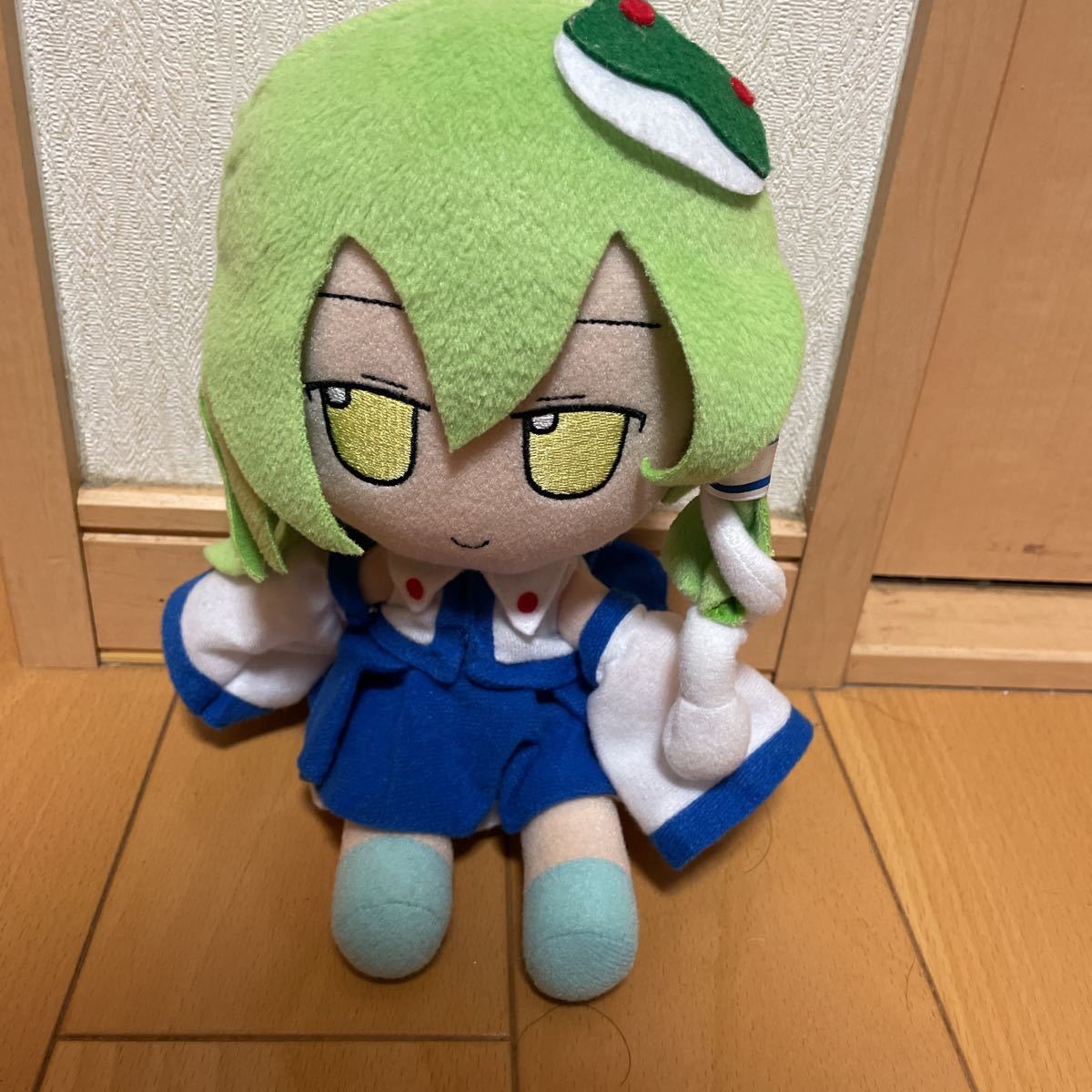 gift/東方project/東風谷早苗/ふもふもさなえ/東方ぬいぐるみ タグ付き 