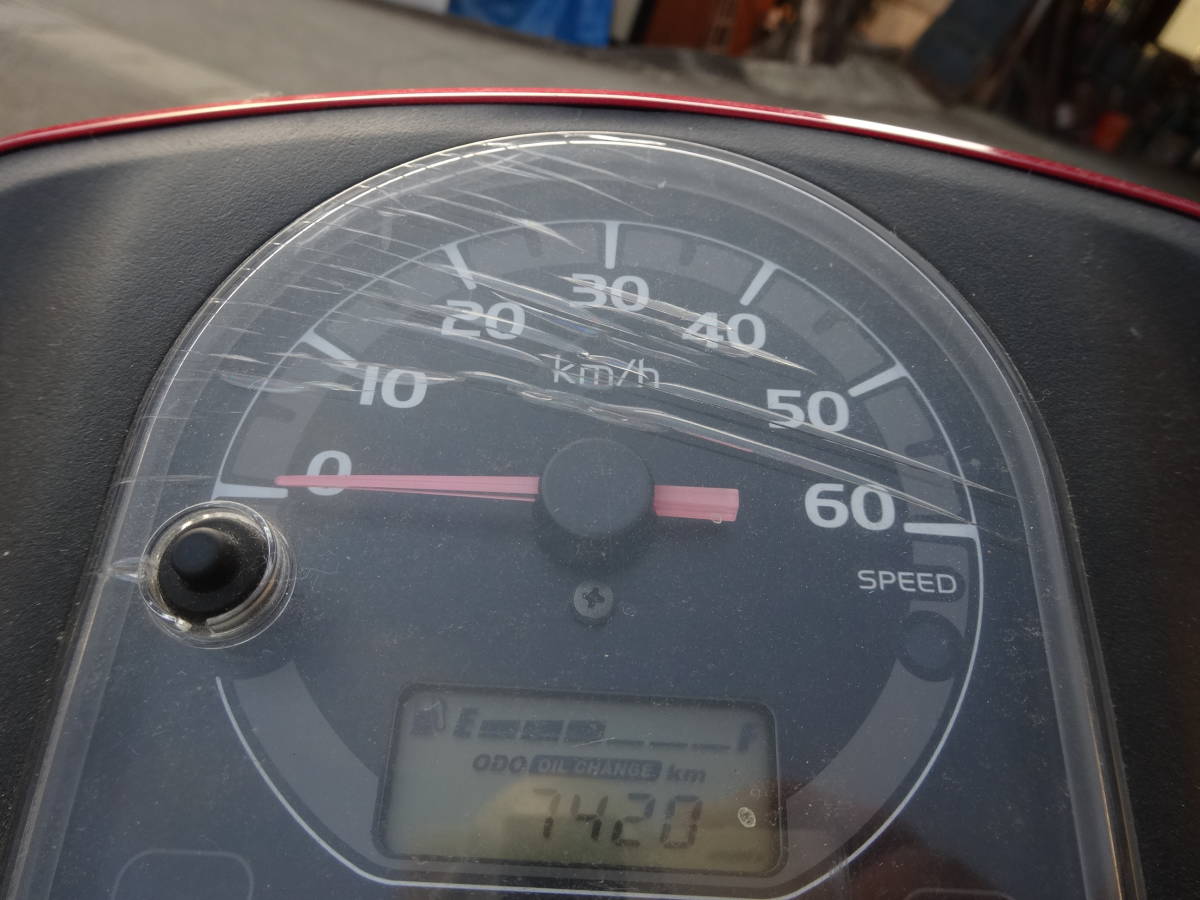 ホンダ タクト 原付 セル付き4サイクル 2017年式 7520キロ 機関良好 