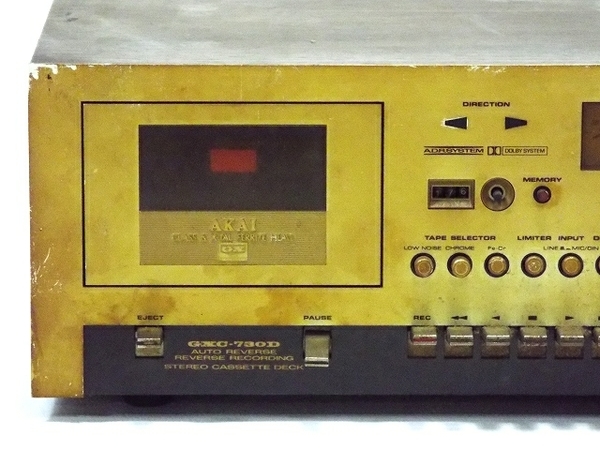 AKAI アカイ GXC-730D ステレオカセットデッキ 音響機材 ジャンク