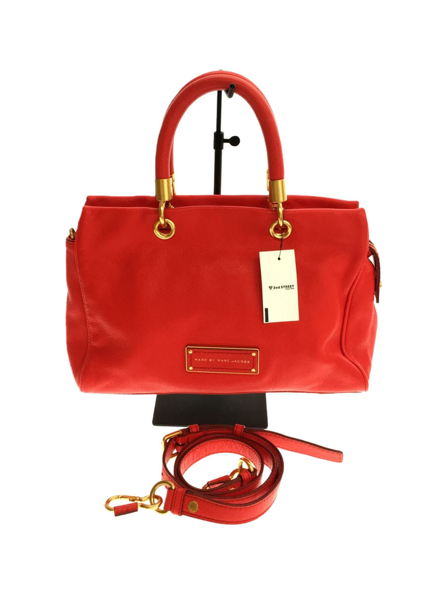  MARC BY MARC JACOBS M0001345 612/ハンドバッグ/牛革/RED/無地/赤/ロゴプレート(その他)｜売買されたオークション情報、yahooの商品情報をアーカイブ公開 - オークファン その他