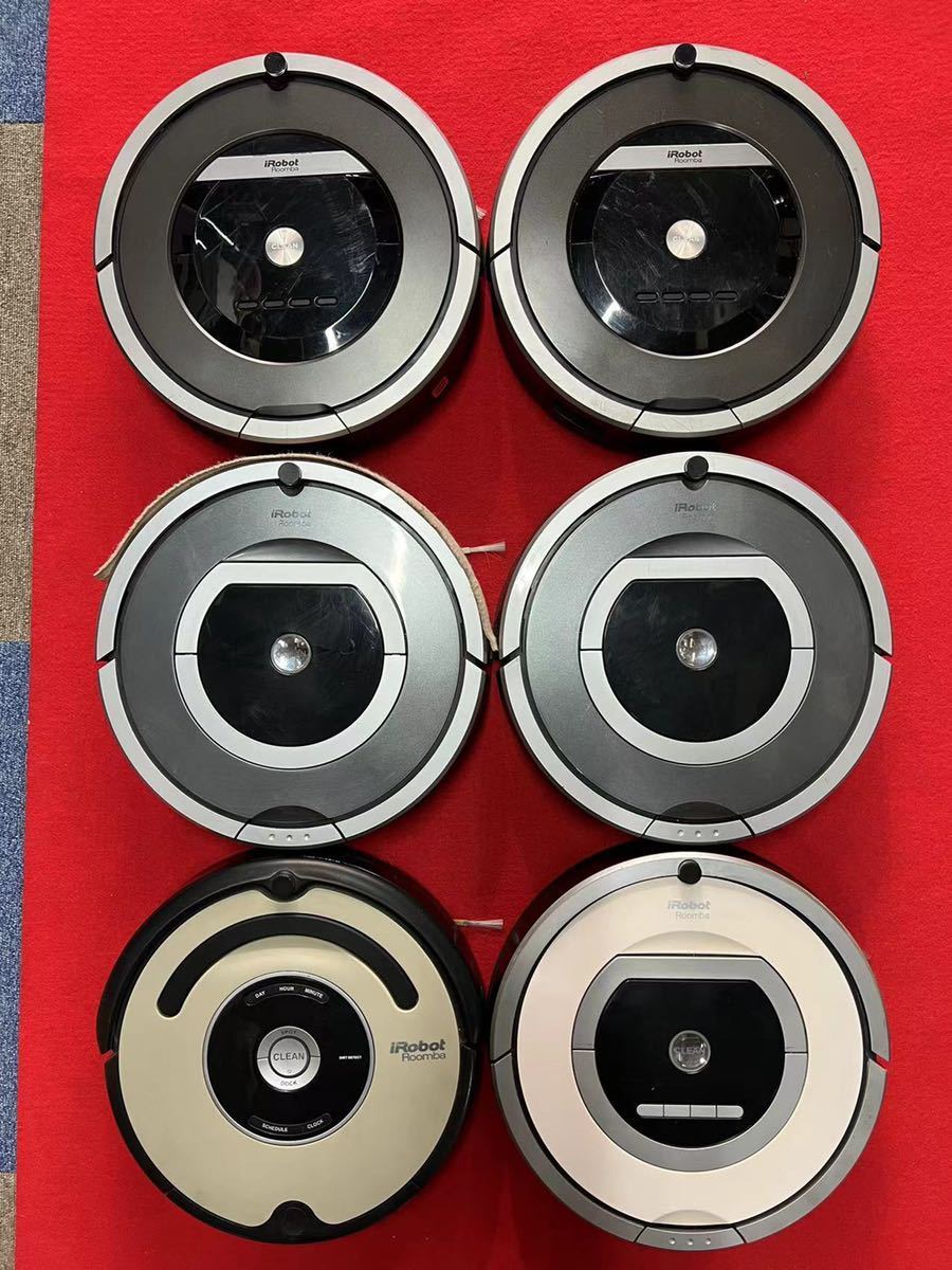 iRobot Roomba 870x2台/780x2台/760x1台/1台形式不明　計6台　まとめ　ジャンク　(160s) Roomba iRobot 0 IRobot® Roomba® Raman