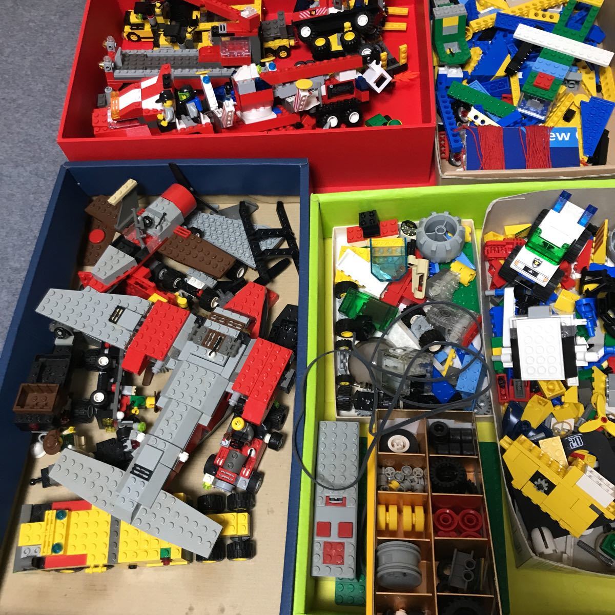 LEGO大量セット ジャンク 飛行機 船 トレーラー 消防車 バイク LEGO大量セット ジャンク 飛行機 船 トレーラー 消防車 バイク