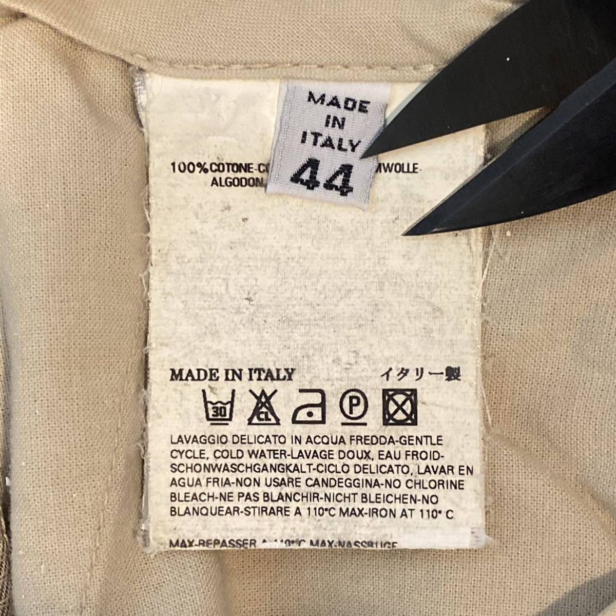 115) 初期 ここのえ MARTIN MARGIELA 44 イタリア製 パッチワーク 