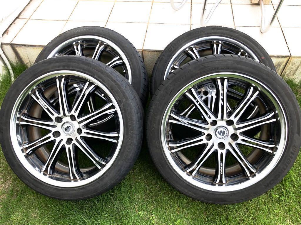 WORK SCHWERT ワーク シュバート SC1 4本セット +45 PCD114.3 タイヤ  