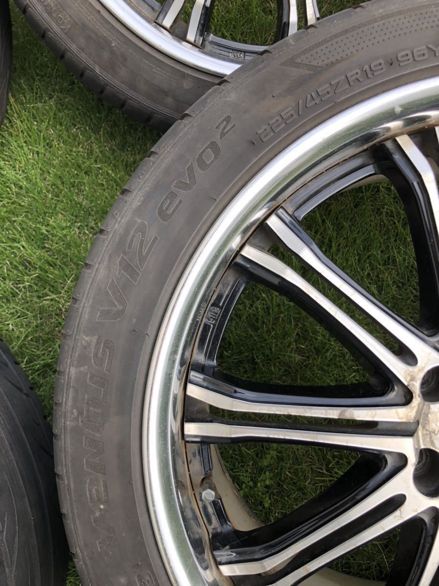 WORK SCHWERT ワーク シュバート SC1 4本セット +45 PCD114.3 タイヤ  