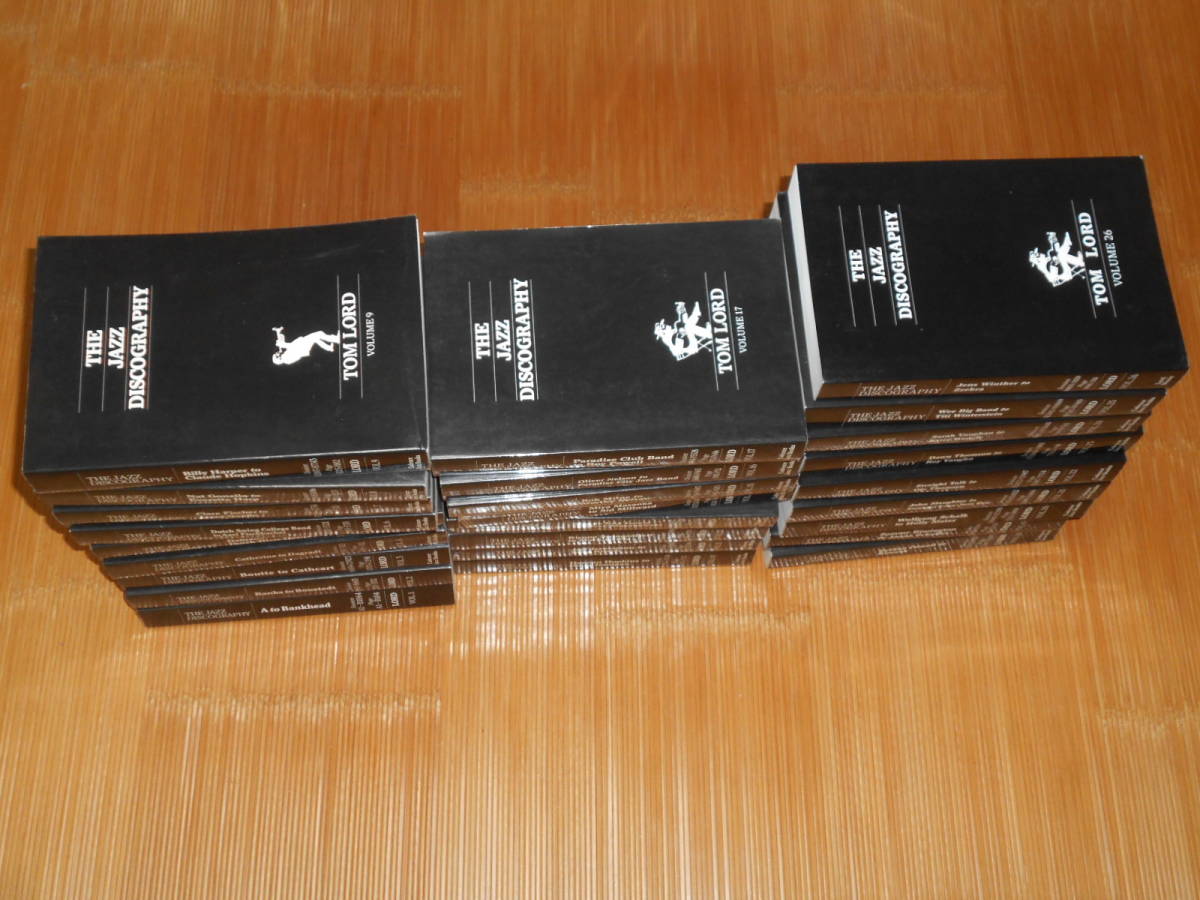  全２６巻揃い The Jazz Discography Vol.1-Vol.26/Tom Lord(ジャズ)｜売買されたオークション情報、yahooの商品情報をアーカイブ公開 - オークファン ジャズ