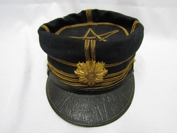 日本陸軍 明治45年製 少佐大礼帽・飾帯セット 紙箱付き（488