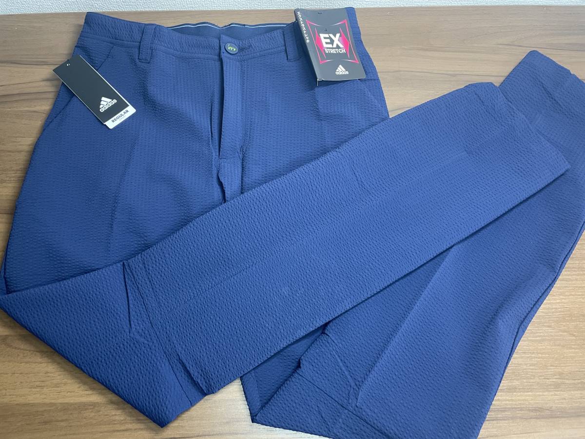  golf Originals ロングパンツ ネイビー　ウエスト88 新品】adidas Golf(アディダスゴルフ) EX STRETCH サッカーロング