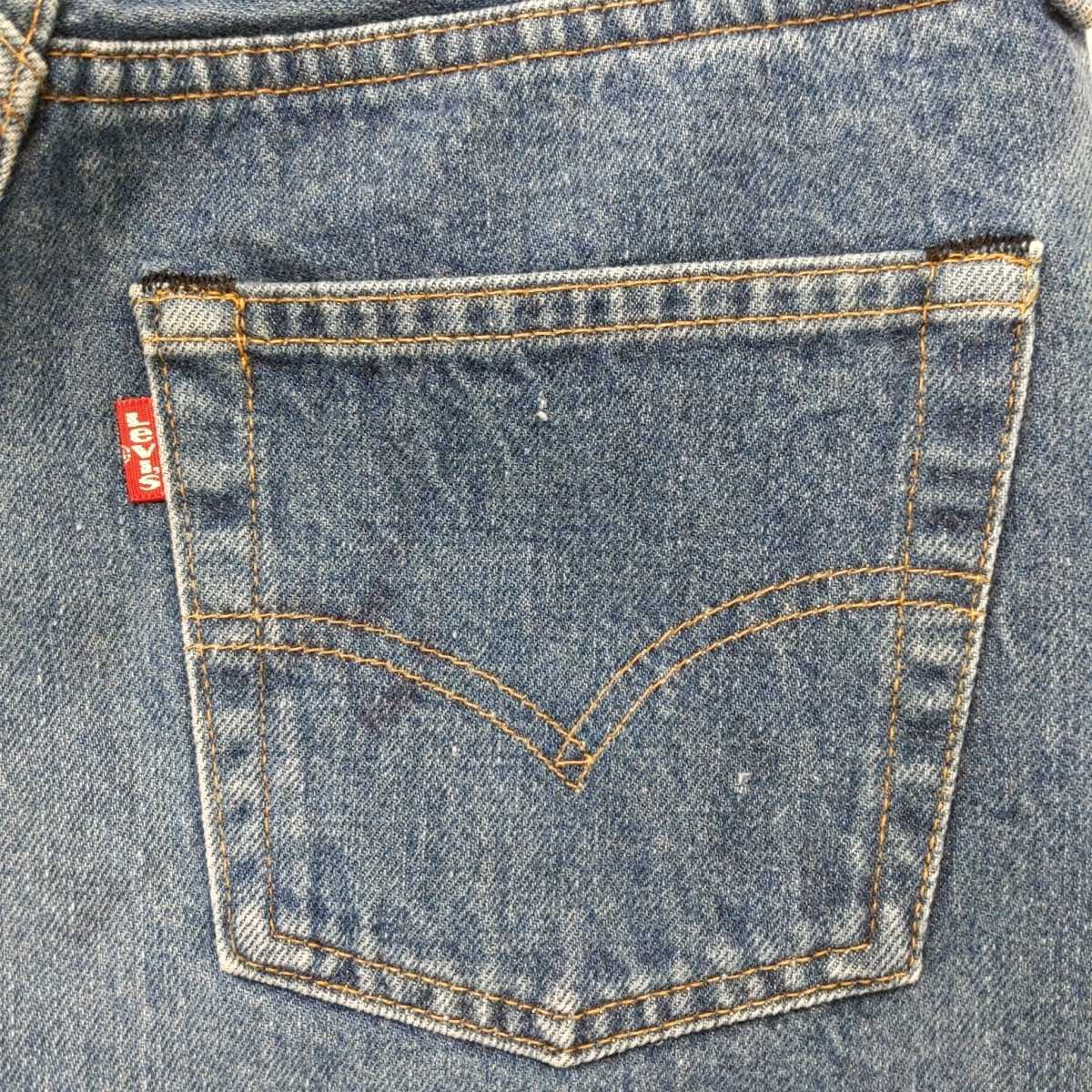 Levi's 501 赤耳クロカン 80sオリジナルビンテージ W28L34 ボタン裏524