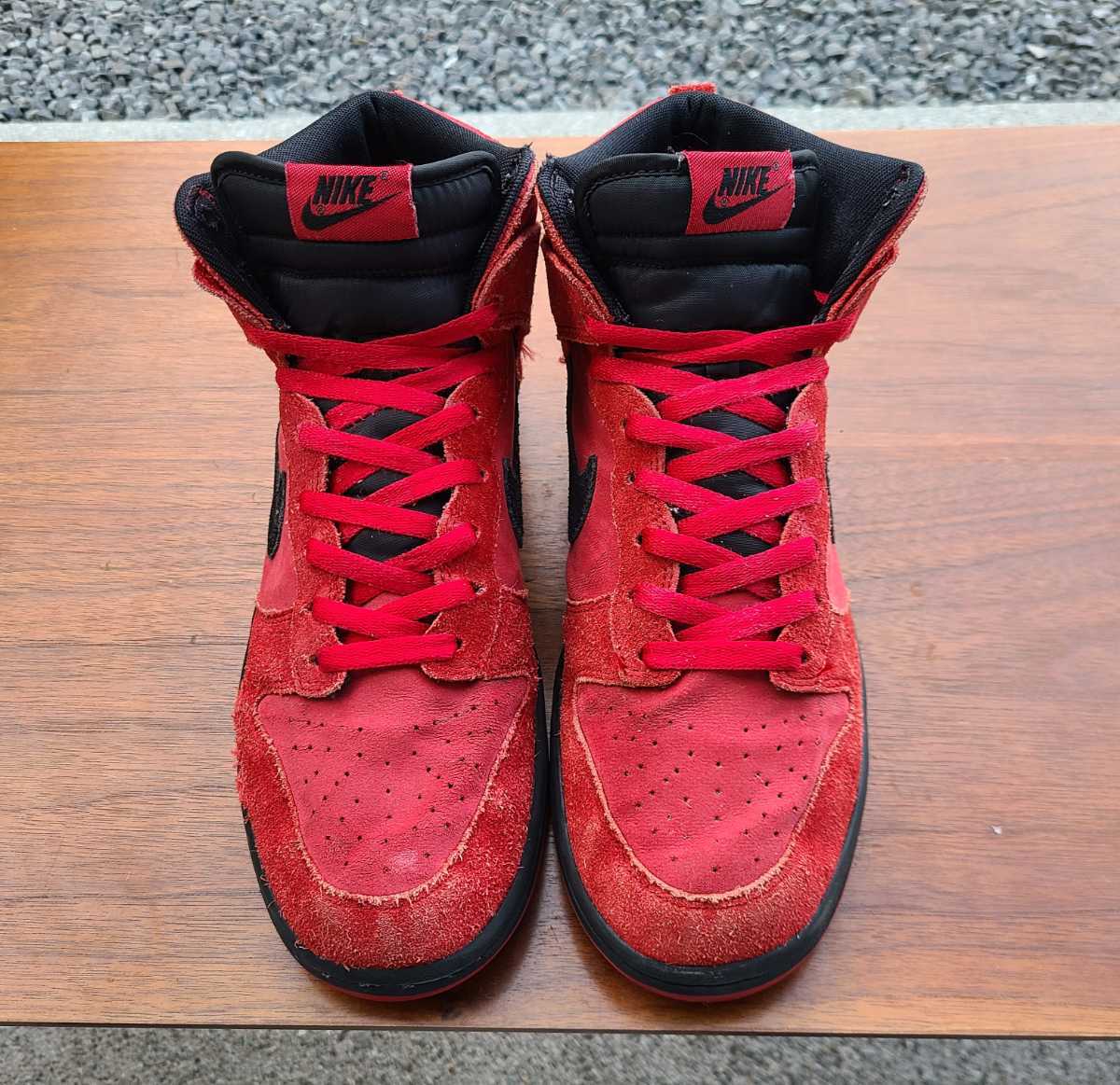 NIKE DUNK HIGH PRO SB RED DEVIL305050-600 ナイキ ダンク メンズ 