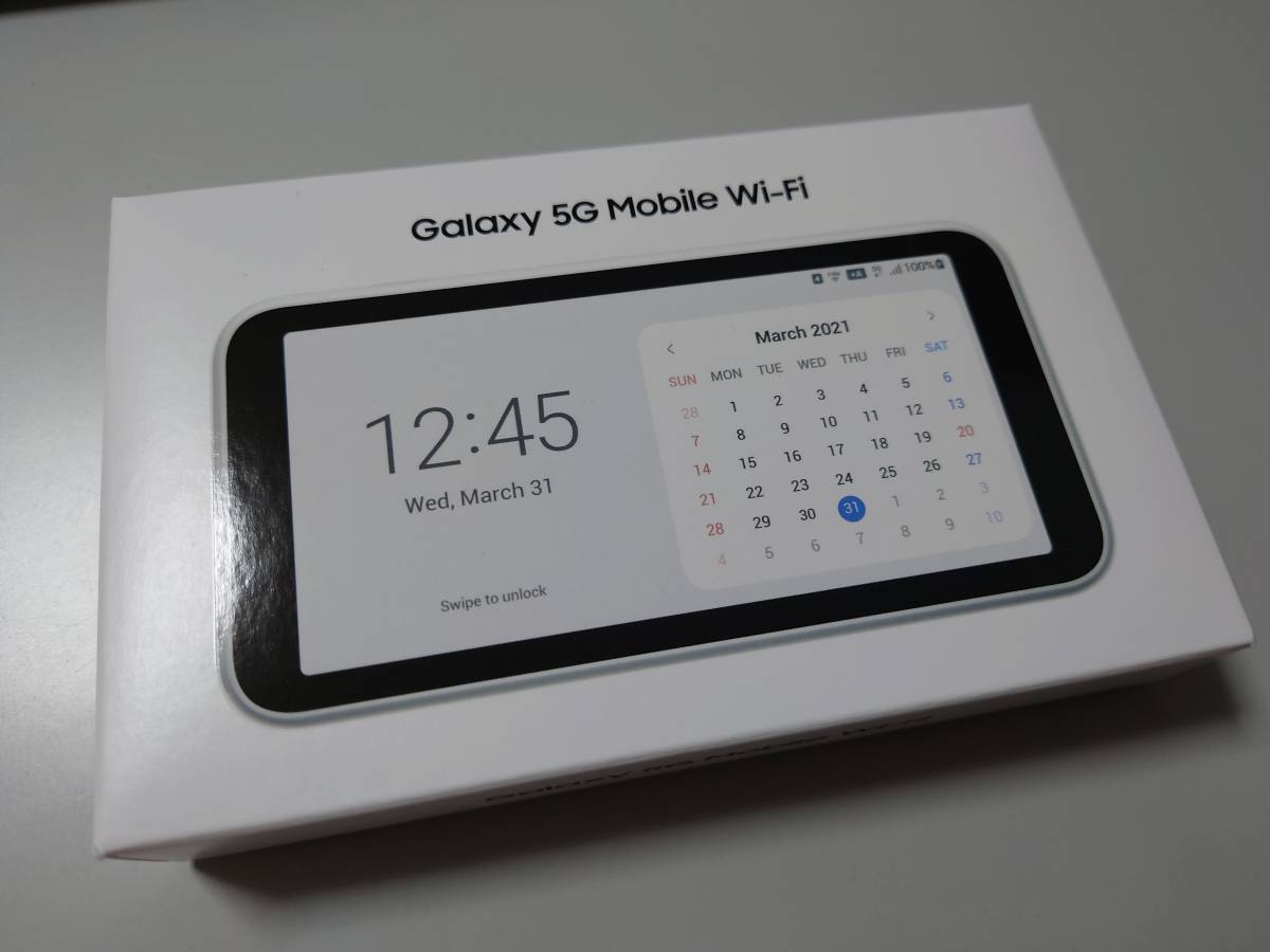 Galaxy 5G Mobile Wi-Fi SCR01 Portable Router WiMAX モバイル