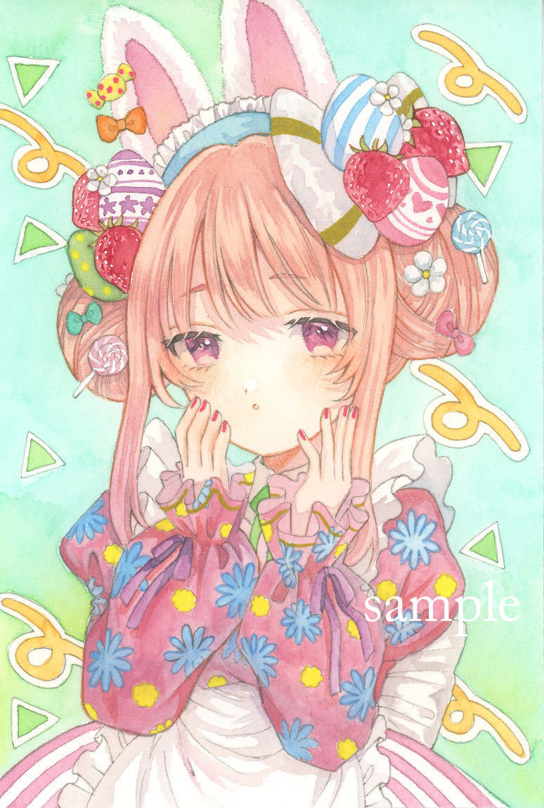 手描きイラスト 魔女のうさぎちゃん