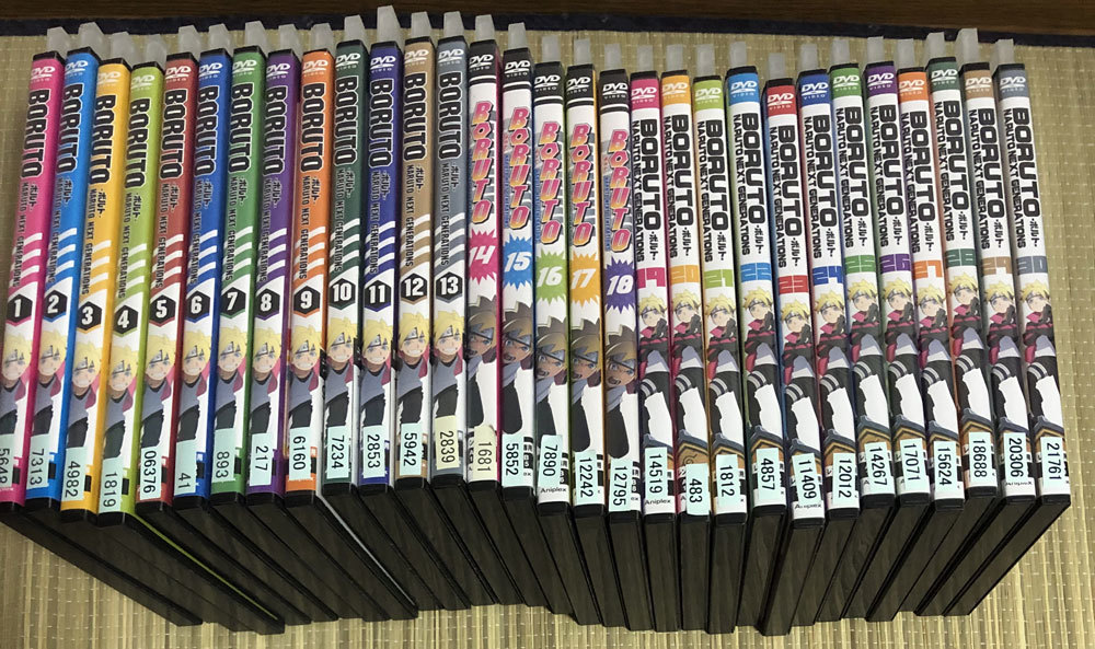 DVD　BORUTO ボルト NARUTO NEXT GENERATIONS　1～30巻セット　レンタル版