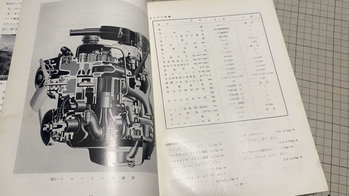 ダットサン ブルーバード P410 P411型 修理法 日産自動車株式会社 修理 