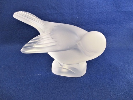 LALIQUE ラリック クリスタル 鳥 オブジェ 置物 難有り