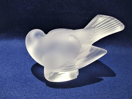 LALIQUE ラリック クリスタル 鳥 オブジェ 置物 難有り