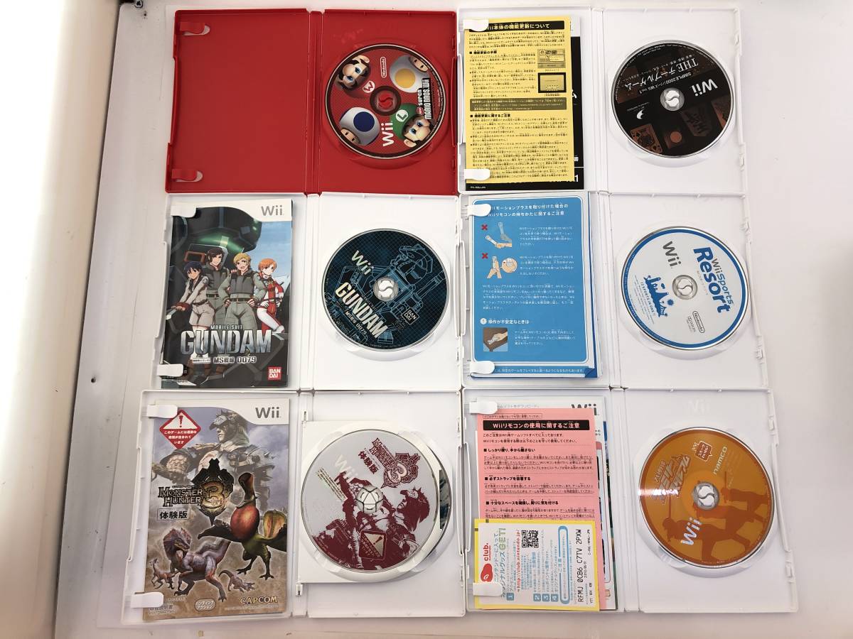 ケース・取説付！】Wii用ソフト まとめて9点セット！スーパーマリオ/星