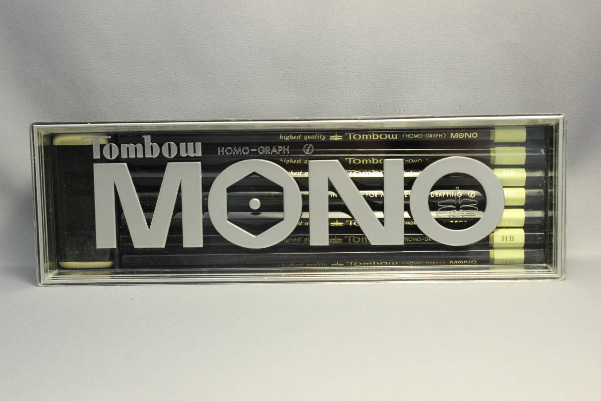 昭和レトロ トンボ鉛筆 モノ MONO 初代モデル プラケース入り 1ダース