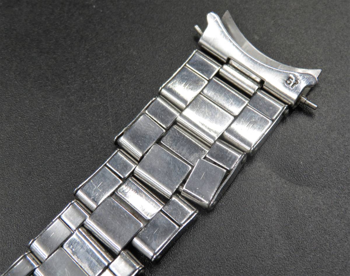 1円 ROLEX ロレックス 純正リベットブレス 7205 FF57 取付幅約19mm SS3
