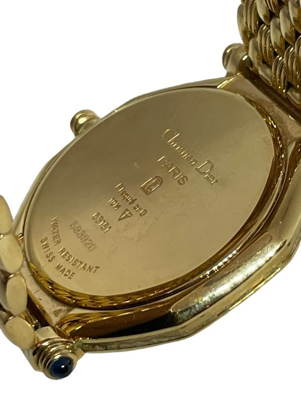 Christian Dior クリスチャンディオール クォーツ レトロ 腕時計 ディオール Christian Dior 63151 メンズ腕時計 クォーツ カットガラス