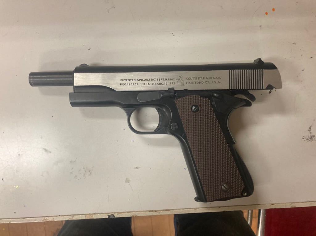 コルトガバメント M1911A1 BELL DOUBLE ダブルベル ☆ガス•CO2両方対応
