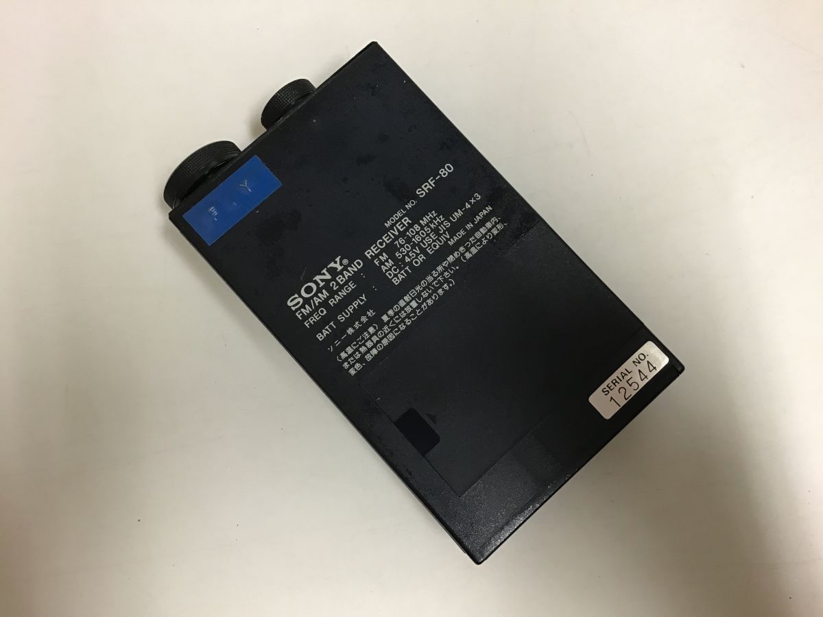 SONY SRF-80 walkman ソニー ラジオ◇ジャンク品 [0077JW] SONY