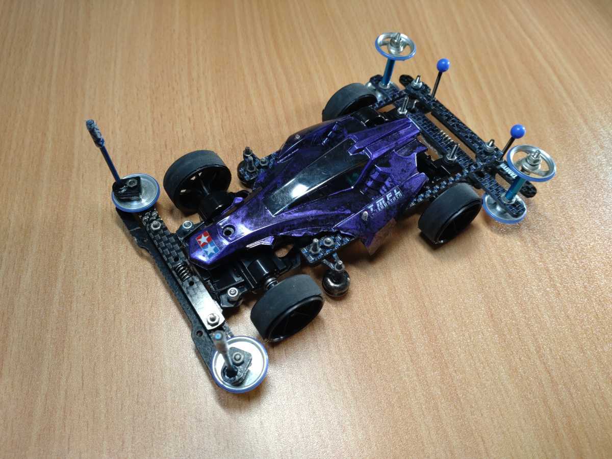 ミニ四駆 完成品 TAMIYA フレキ フルカスタム 1円スタート(ミニ四駆 