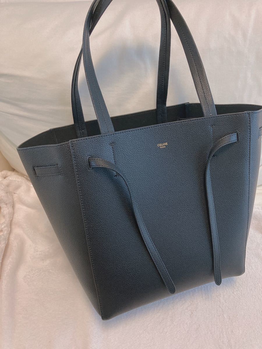 セリーヌ CELINE トートバッグ カバファントム スレザー ブラック
