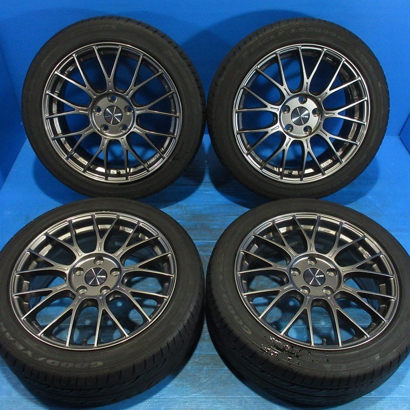 17インチ ENKEI PFM1 アウディ メルセデスベンツ VW 等 7J+48 PCD 5H 