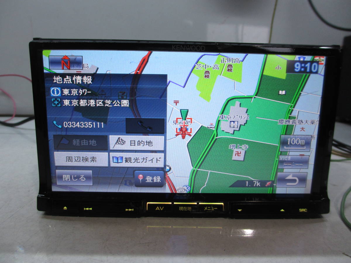MSV-727DT ケンウッド メモリーナビ MDV-727DT 2011年 BT DVD