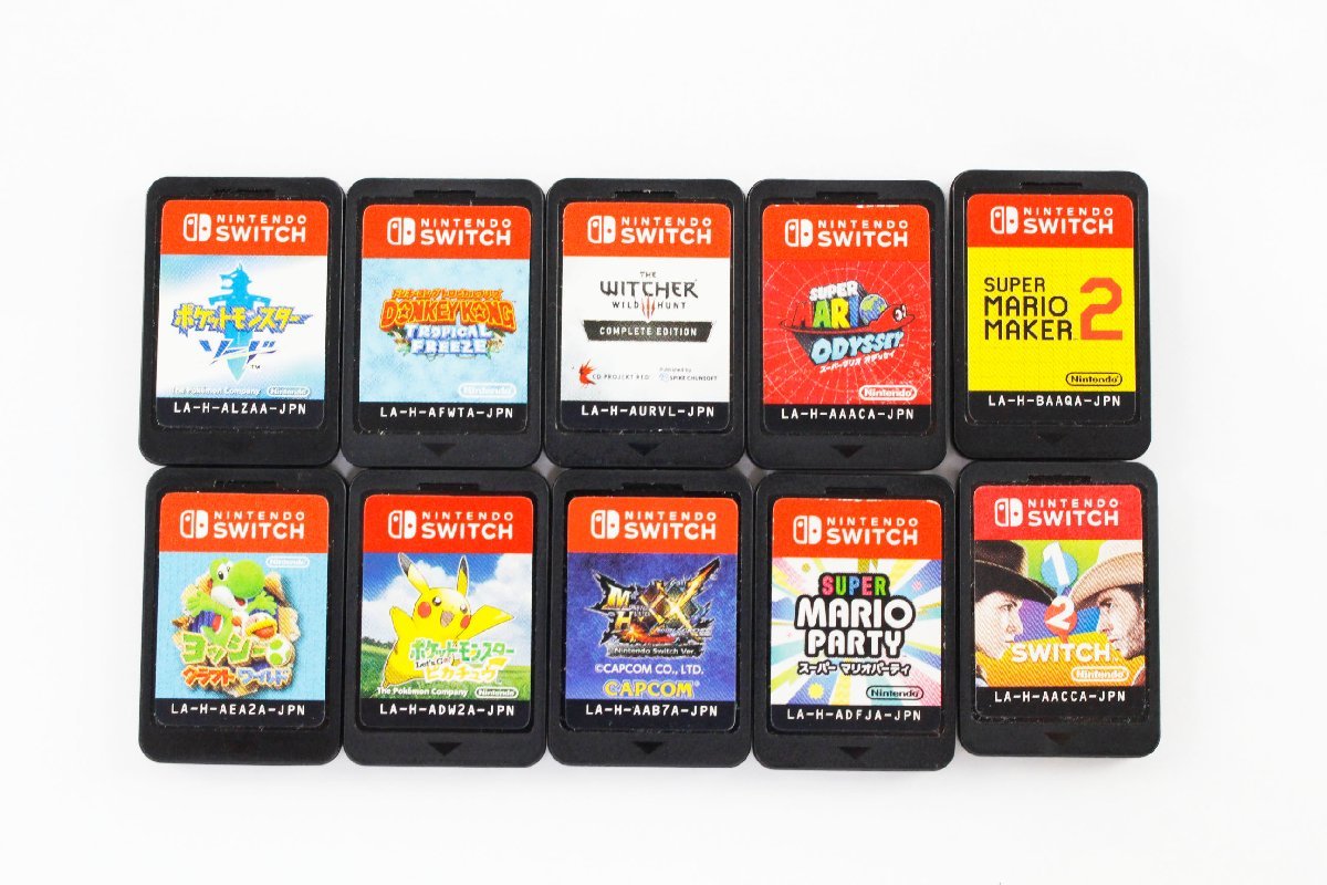 ジャンク品 Swiソフト 10本セット スーパーマリオメーカー2 ドンキーコングトロピカル ウィッチャー3 ポケモン他 ゆうパケ可 ニンテンドースイッチソフト 売買されたオークション情報 Yahooの商品情報をアーカイブ公開 オークファン Aucfan Com