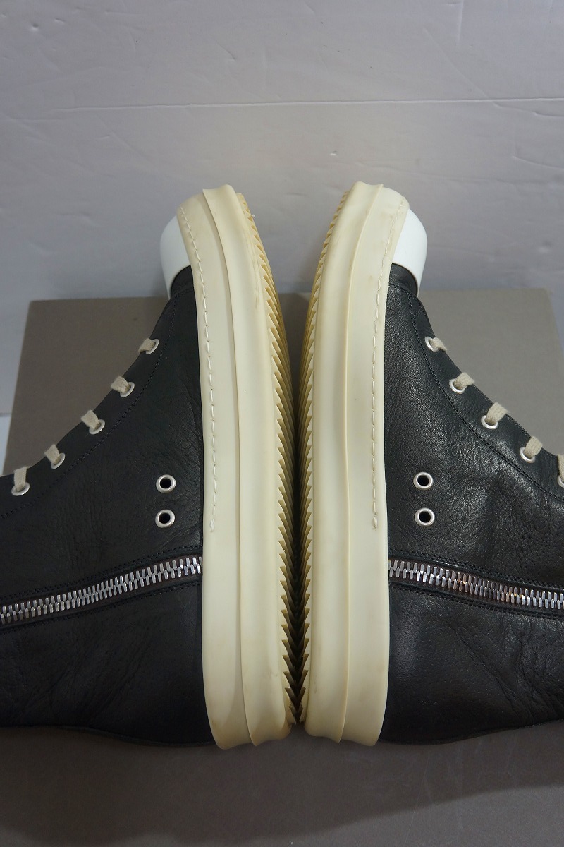 美品 国内正規 20AW RICK OWENS リック オウエンス LEATHER HIGH CUT 