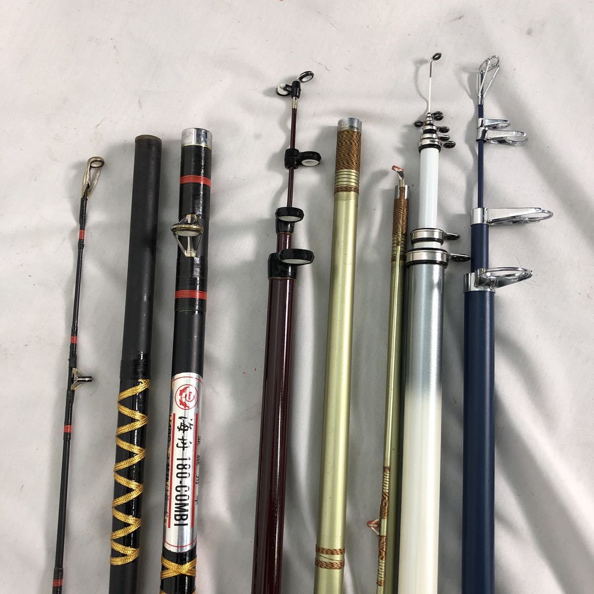 M02 釣具 釣竿 釣り竿 パワーロッド 海舟 振出投竿 投竿 かわはぎ 白波 波止 The Best グラスロッド 並継舟竿 まとめて11本 海水 売買されたオークション情報 Yahooの商品情報をアーカイブ公開 オークファン Aucfan Com